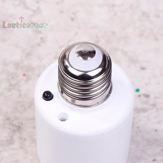 [Lostcorner] Điều khiển từ xa không dây E27, giá đỡ, ổ cắm 8M cho bóng đèn LED AC180-250V [Mới]
