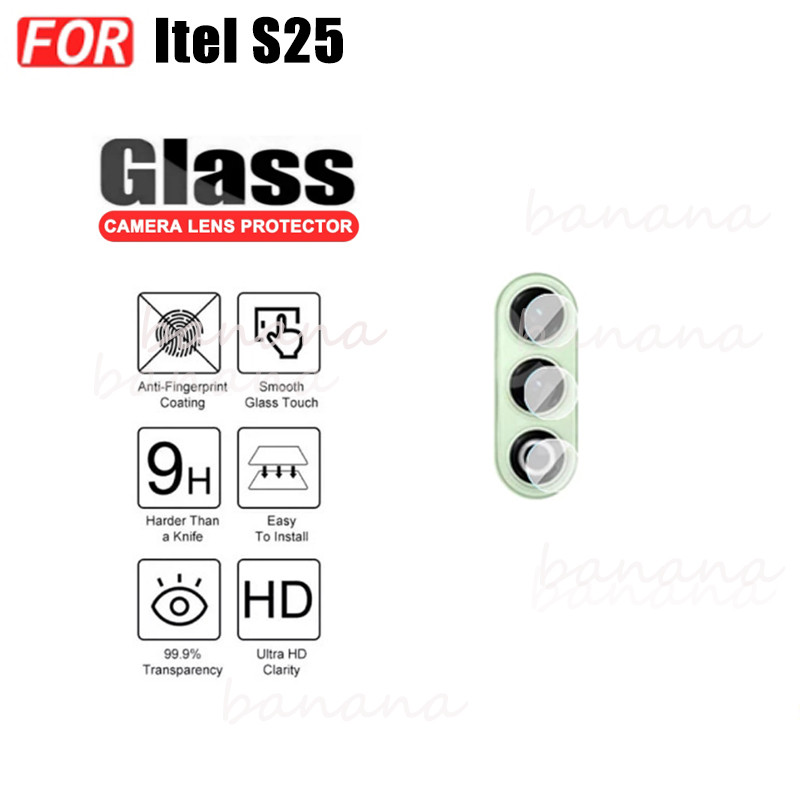 Kính cường lực gốm 3 TRONG 1 Itel S25 cho Itel S24 S23 A50 A50C A70 P55 P65 Ống kính máy ảnh Kính bảo vệ màn hình và phim mặt sau