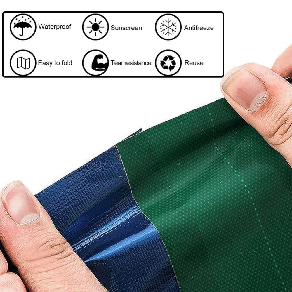 Băng sửa chữa bạt DAYONE, Băng vải chống mưa bám dính mạnh màu xanh lá cây, Miếng dán sửa chữa lều chống rách chống thấm nước