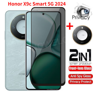 Phim Bảo Vệ Màn Hình Riêng Tư Cho Honor X9c Smart X9c X9d X9cSmart X9 X9A X9B 5G Chống Peep Full Cover Kính Cường Lực Ống Kính Máy Ảnh Lớp Ống Kính Máy Ảnh