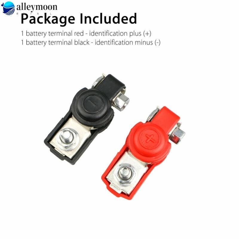 【LEYM】Battery terminal Top-Post 2pcs Battery Terminal Clamp Accessory Useful