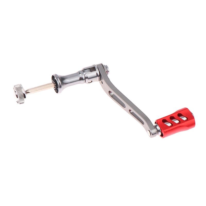 TMOY Câu Tay Cầm Tay Cầm Thay Thế Một Phần Nhẹ Hợp Kim Nhôm Cường Lực Cao Câu Cá Kim Loại Rocker TCM