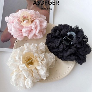 Vuốt Tóc ASDFGER, Kẹp Lấy Nhiều Lớp Lớn, Kẹp Cá Mập Nút Bướm Màu Trơn Lông Tơ Cho Nữ