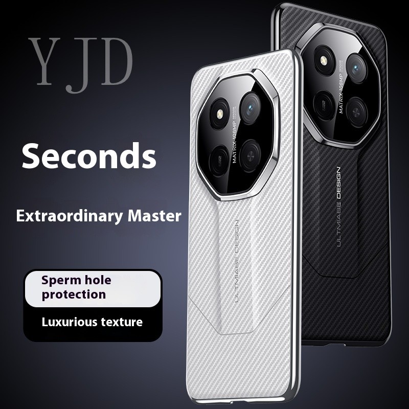 Ốp YJD Cho Honor X9C 5G Vỏ Điện Thoại Chống Rơi Họa Tiết Sợi Carbon Cổ Điển Cao Cấp
