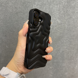 Ốp điện thoại hình ngôi sao năm cánh bằng silicon sang trọng cho iPhone16 Pro Max 15 14 13 Pro Max Bảo vệ Camera chống sốc Ốp lưng mềm chống rơi