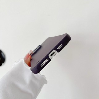 Ốp điện thoại không khung nhựa cứng màu kẹo cho iPhone 16 15 14 Plus 13 12 11 Pro XS Max XR X Cover
