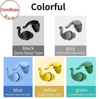 Nút tai cách âm Csndices để ngủ Miếng đệm tai silicon mềm Bảo vệ tiếng ồn Du lịch Bảo vệ tái sử dụng Nút chặn âm thanh Nút tai VN