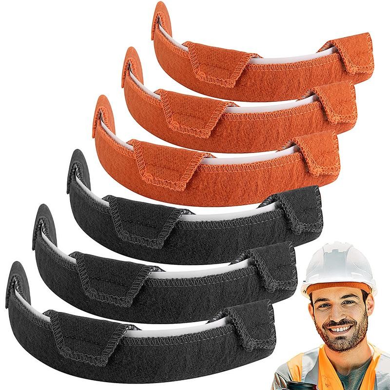 Tmoy 2 / 6 Chiếc Mũ Bảo Hiểm Mồ Hôi Mũ Cứng Hàn Mồ Hôi Dây Đệm Mồ Hôi Mũ Bảo Hiểm Comforter Miếng Lót Cho Mùa Hè Sweatband TCVN