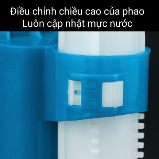 Cụm Van Cấp Nước Cho Bồn Cầu Cao Cấp, cấp nước nhanh, điều chỉnh được chiều cao