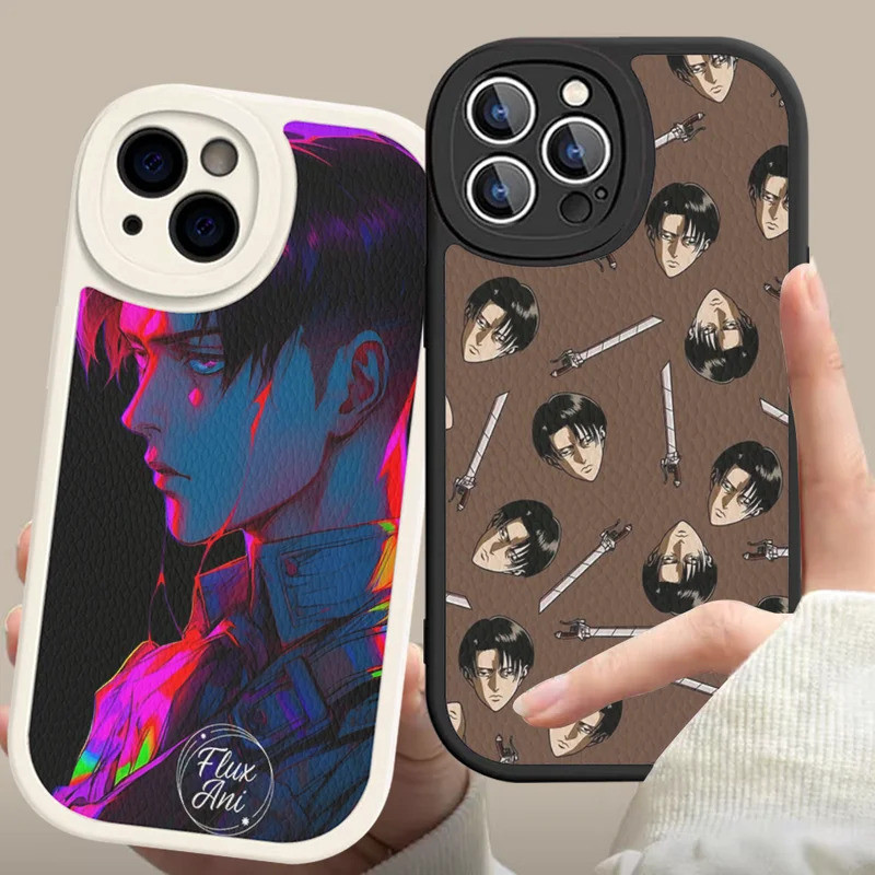 TP-1 Levi Ackerman Attack On Titan Ốp Điện Thoại Da Cứng Cho IPhone 16 17.15 14 13 12 Mini 11 14 Pro Max Xs X Xr 7 8 Plus