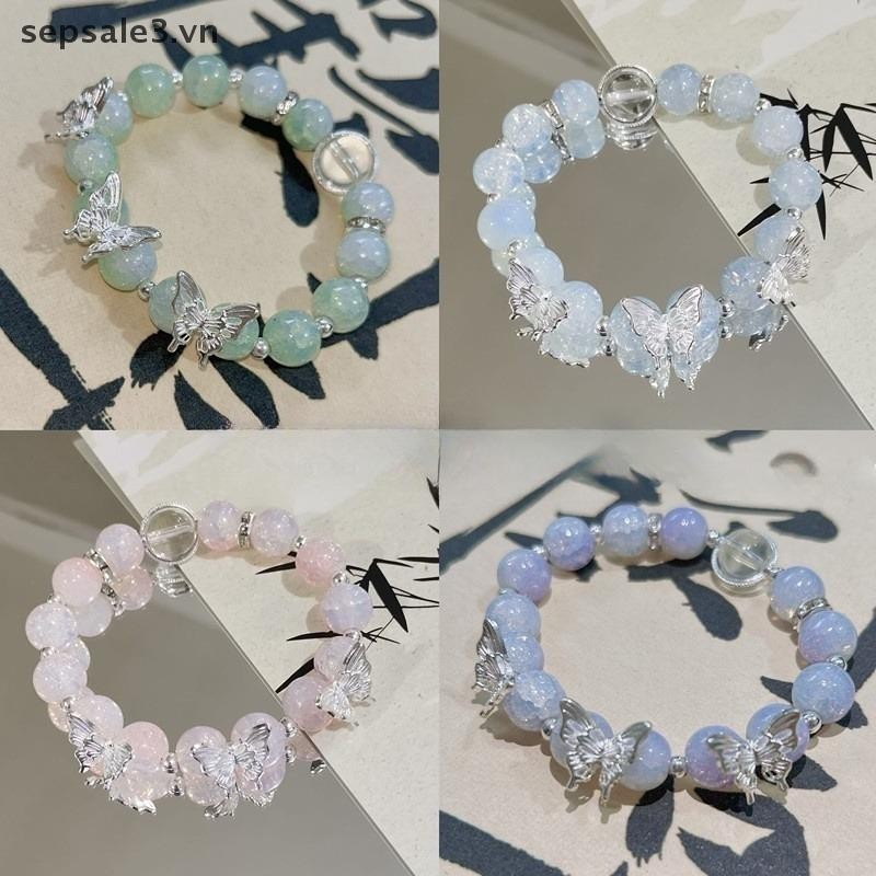 # VN # Thời trang Hàn Quốc Hạt pha lê ngọt ngào Vòng tay Mặt dây chuyền Vòng tay đính cườm Vòng tay quyến rũ Phụ kiện trang sức dự tiệc cho bé gái.