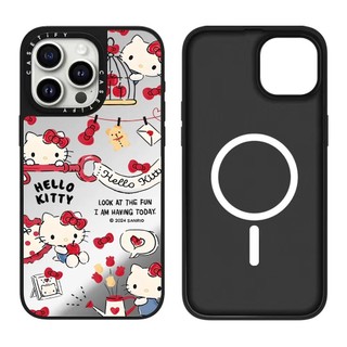 Ốp điện thoại cứng gương Cat tráng miệng từ tính cho iPhone 16ProMax 15 14 13 12 11 Vỏ chống sốc