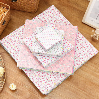Cotton nguyên chất DIY chắp vá vải Handmade tự làm chắp vá Vải Baijia Hoạt hình Búp bê hoa Vải không đầu Vải cotton quấn chăn 100% cotton nguyên chất DIY vải chắp vá20250429