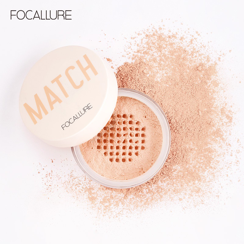 Ảnh Phấn phủ FOCALLURE trang điểm giúp kiềm dầu tối đa chuyên dụng 15g 1