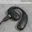 Tai nghe không dây mở Bluetooth 5.4 180° Tai nghe đa năng tai trái phải có thể điều chỉnh xoay có Mic cho âm nhạc thể thao kinh doanh