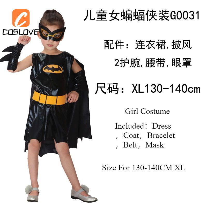 Batman Cosplay Quần Áo Áo liền quần Trẻ Em Người Lớn Trang Phục Cổ Điển Batman Cosplay Quần Áo Halloween Biểu Diễn Đồng Nhất