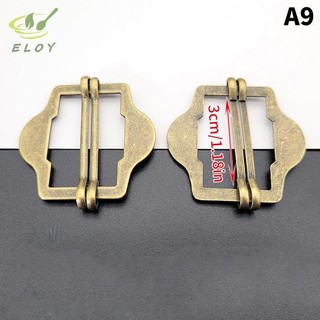 [MAO] 3 Chiếc Kim Loại Hai Trượt -Glide Buckles Cho Phù Hợp Với Áo Vest Vai Túi Da Dây Đeo Dây Thanh Trượt Điều Chỉnh Khóa Hình Chữ Nhật VN