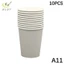 10 Chiếc 9oz 250ml Ly giấy 10 cái Phụ liệu trang trí Phụ liệu mầm non VN