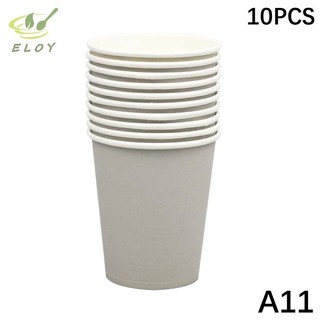 [ELOY] 10 Chiếc 9oz 250ml Ly giấy 10 cái Phụ liệu trang trí Phụ liệu mầm non VN