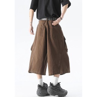 Quần short hàng hóa nam ESEA thời trang Nhật Bản phong cách Harajuku thể thao ngoài trời túi lớn phong cách trung tính