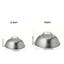 Vỏ nắp nồi bít tết AWNGD, Vỏ chổi lò nướng bằng thép không gỉ 6 / 9 inch, Dụng cụ nướng thịt bền có tay cầm Vòm tròn Phô mai Khu dã ngoại mái vòm nóng chảy