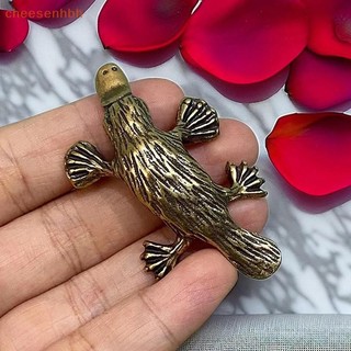 Cheehbh 1 Cái Retro Đồng Platypus Trang Trí Đồng Chắc Chắn Mỏ Vịt Thu Nhỏ Hình Trà Kim Loại Thú Cưng Phong Thủy Sưu Tập Đồ trang trí Trang Trí Nhà VN