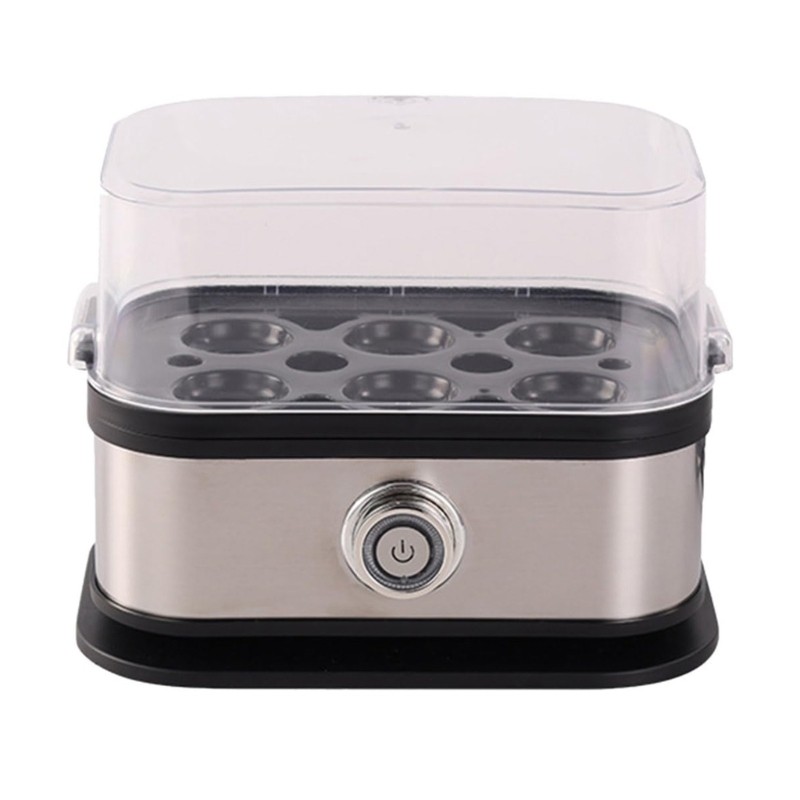 SHI Nồi hơi trứng bằng thép không gỉ 200W Nồi 6 quả trứng Công suất hấp trứng điện