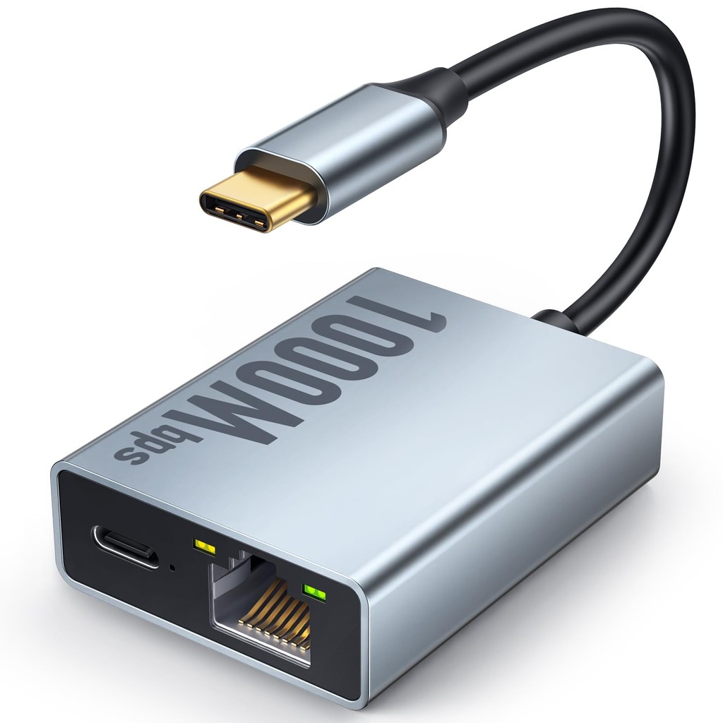 Bộ chuyển đổi mạng Gigabit Ethernet USB Type C sang RJ45 cho Chromecast ...