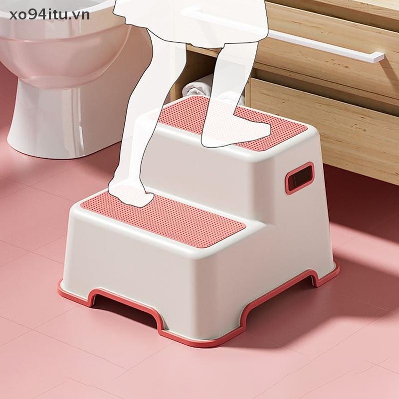XOITU Trẻ Em Chậu Rửa Bước Phân Rửa Tay Bước Phân Bàn Chải Rửa Mặt Bước Vệ Sinh Chân Phân VN