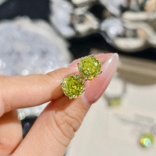 Châu Âu Mỹ ins Phong Cách Mới Kim Cương Hình Bát Giác Apple Green Rose Suit Nữ