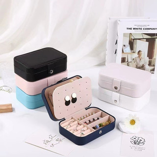 Hộp Đựng Nữ Trang Du Lịch,có ngăn tiện lợi,chống trầy xước và chống mài mòn với lớp lót nhung mềm mại