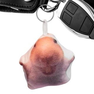 Hamster Móc Khóa Túi Mặt Dây Chuyền Cười Thiết Kế Giọng Nói Túi Charm Treo Trang Trí Ba Lô Phụ Kiện Cho Bé Trai Bé Gái antirtvn