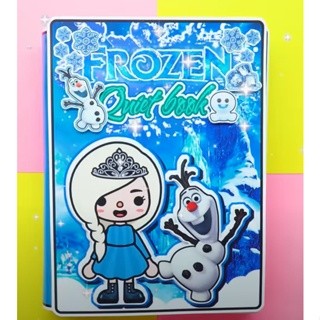 Đồ chơi búp bê giấy công chúa  tuyết  Frozen đáng yêu,đồ chơi bóc dán thủ công candy home papper
