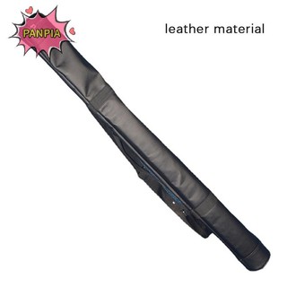 Pnpia 1 / 2 Hộp đựng thanh da nhân tạo Snooker Bể bơi Cue Túi lưu trữ Cue Sticks Túi có thể gập lại Phụ kiện bi-a đeo vai di động Boutique