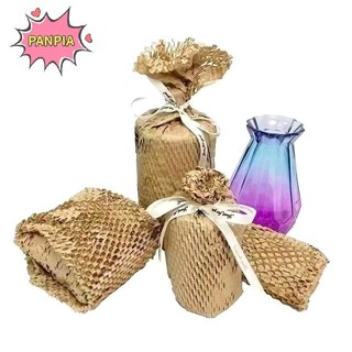 Giấy tổ ong PNPIA 30CMX5M, Giấy đóng gói đệm chống sốc, Giấy Kraft bảo vệ môi trường có thể phân hủy Cửa hàng đóng gói hoa