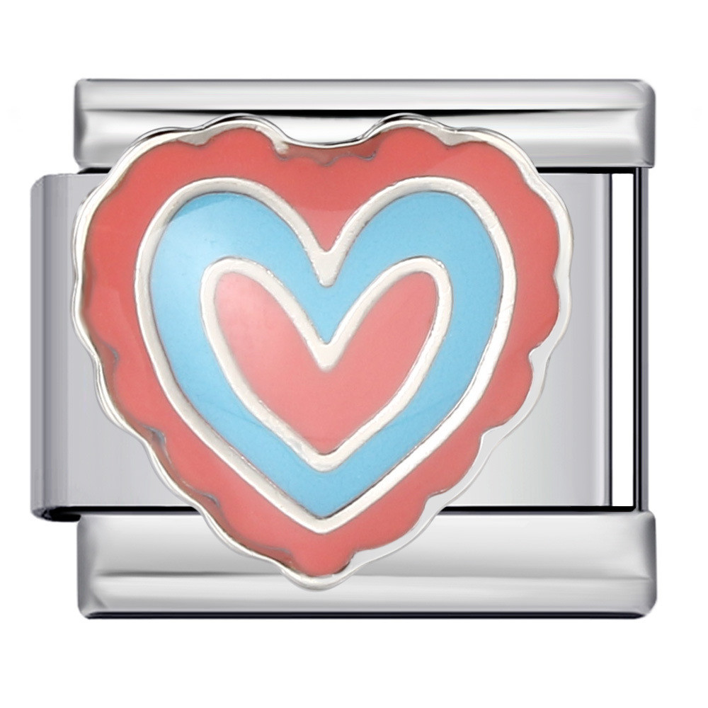 Love English Series Titan Thép Hàn Nhỏ Giọt Dầu DIY Ý Mô Đun Vòng Tay Cá Tính Phụ Kiện