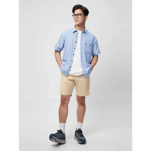 Sơmi ngắn tay lai ngang VIETTIEN SMART CASUAL vải Hoa Hồng form REGULAR VT00000217