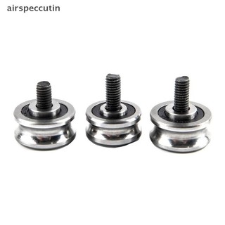 Airpeccutin SG15 SG20 SG25 SG66 + M5 M6 M8 Vòng bi ròng rọc thép vít Hướng dẫn theo dõi Con lăn EN