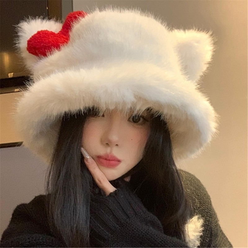 Bầu Trời Lông Mèo Tai Xô Nón Hợp Thời Trang Ấm Áp Mùa Đông Mũ Sang Trọng Xô Nón Cho Nữ Cô Gái Sinh Nhật Giáng Sinh Lễ Tình Nhân Prese