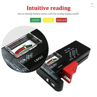 Trang chủ) Máy kiểm tra pin Máy kiểm tra pin đa năng Màn hình cho AA AAA C D 9V 1.5V Nút Pin tế bào Pin gia đình nhỏ Máy đo tuổi thọ pin