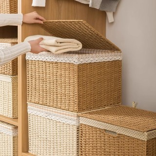 MandyhomeTủ quần áo Cloud Shape Mesh Dệt vải lưu trữ giỏ Bàn Snack lưu trữ hộp đồ chơi lưu trữ giỏ