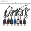 Cáp sạc USB 3.6-9.6V 250mA NiMh / NiCd SM 2P Cắm chuyển tiếp {vn}