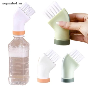 # NEW # Bàn chải làm sạch sáng tạo có thể kết nối với bình nước khoáng Bàn chải làm sạch công dụng kép khô Bàn chải gia dụng.