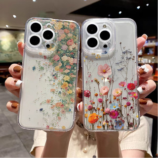 Ốp Lưng Cho Samsung Galaxy S24 S23 S22 S21 Plus Ultra S20FE S21FE S23FE Hoa Hồng Trong Suốt Dễ Thương Mềm Mại Thời Trang Bảo Vệ Toàn Diện Vỏ Điện Thoại