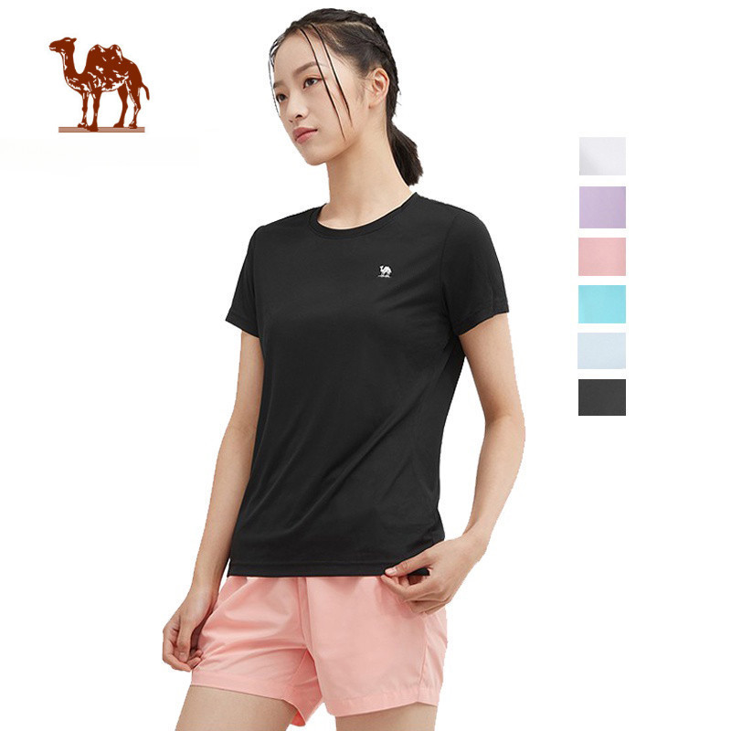 Ảnh Áo thun thể thao CAMEL CROWN chất liệu thoáng khí thời trang năng động trẻ trung dành cho nữ 1