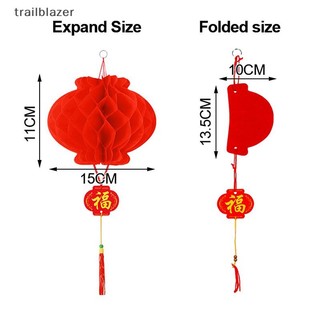 Trailblazer 10 Chiếc 2023 Tết Nguyên Đán Truyền Thống Trung Quốc Đèn Lồng Giấy Đỏ Trang Trí Mới