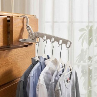 Gấp 5 Lỗ Giá Phơi Quần Áo Xoay 360 Độ Móc Treo Du Lịch Di Động Cho Khách Sạn Nhà Có Thể Gập Lại Sấy Giá Treo Đa SUNND