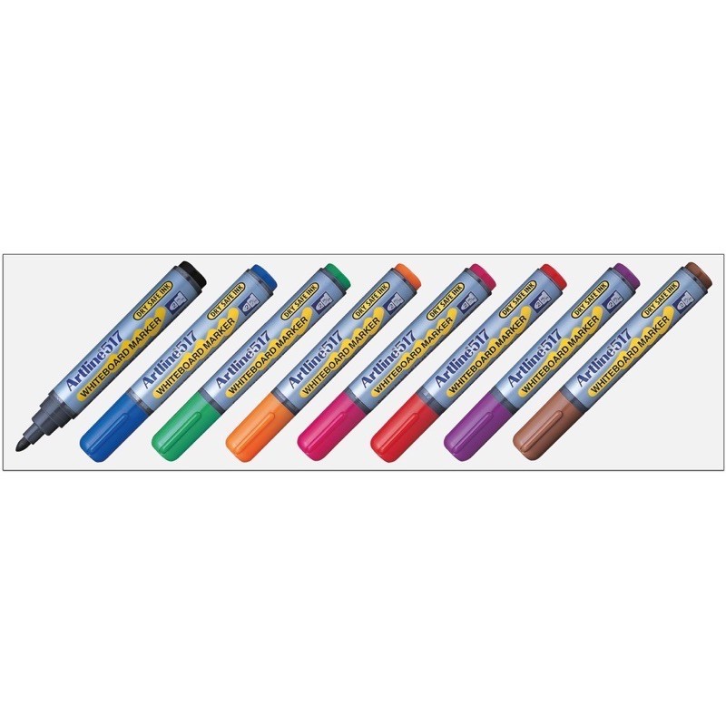 Bút lông, bút phớt, bút dạ viết bảng xóa được Nhật Bản Artline EK-517