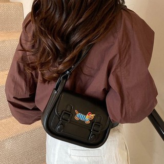 Túi vuông nhỏ thời trang cổ điển Túi xách một vai họa tiết cao cấp Dachshund