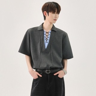 Áo sơ mi nam POLO tay ngắn thời trang và phổ biến thiết kế phong cách Hàn Quốc nhẹ nhàng phong cách sang trọng phong cách trung tính